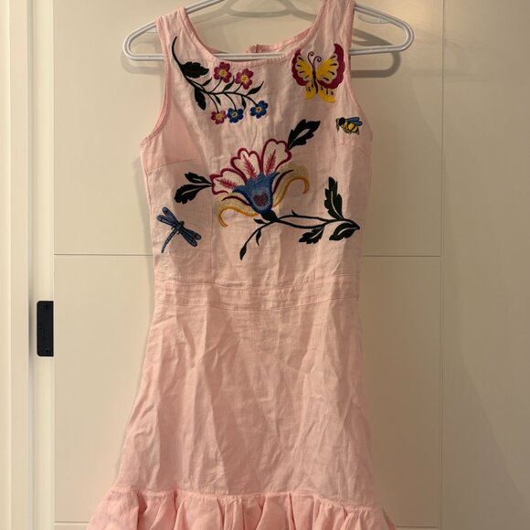 Fanm Mon Peach "Flirt" Mini Dress in Size XS - Picture 2 of 5